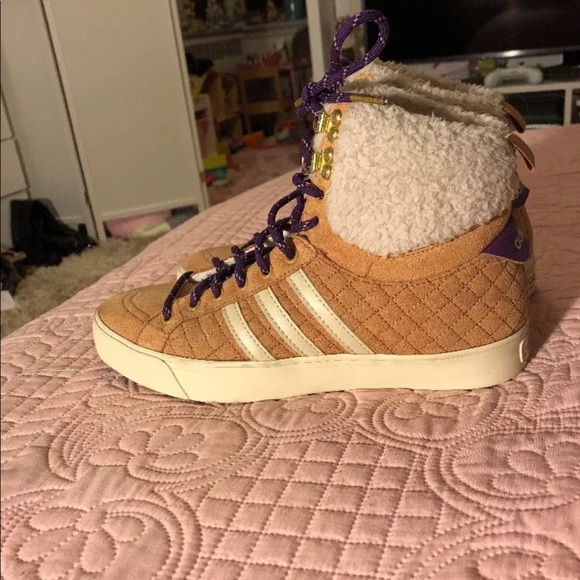 ❌SOLD❌Neo Park Hi Adidas winter shoes 6.5 - Picture 3 of 4